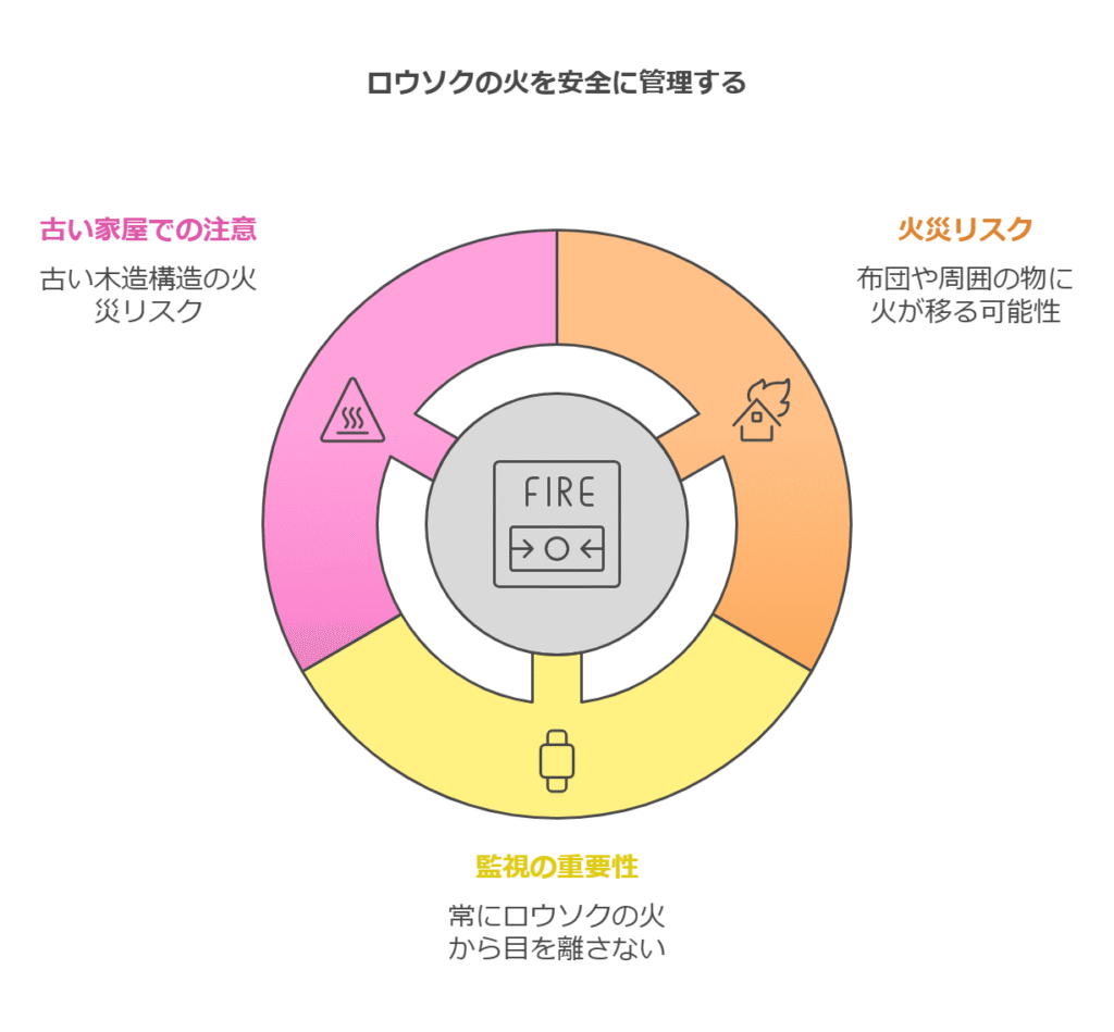 ロウソクを灯したまま眠ってもいいのか